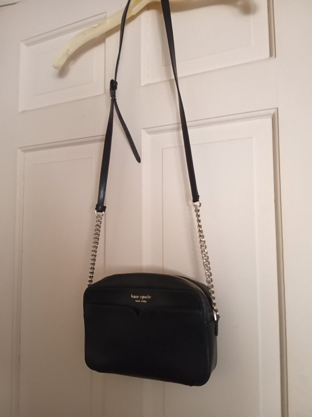 Kate Spade bag black cross body adjustable strap designer bag